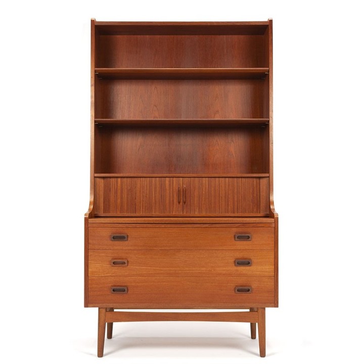 Mid-Century vintage boekenkast/ wandkast ontwerp Johannes Sorth