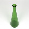 Large vintage green glass Italian decanter/vase