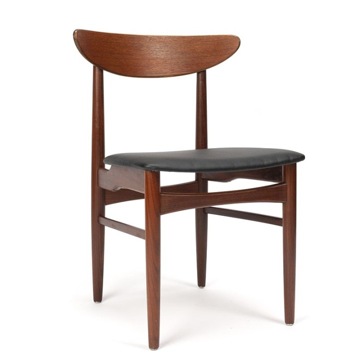 Deense vintage Skovby stoel in teak ontwerp E.W. Bach