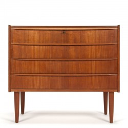 Mid-Century Danish vintage chest of drawers with continuous