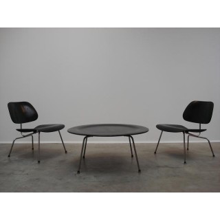 Eames LCM stoelen & CTM salontafel set