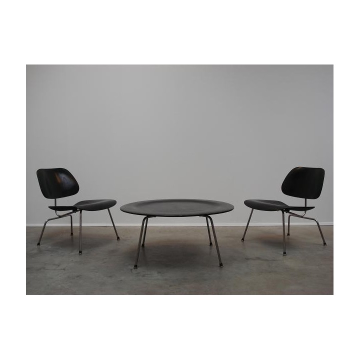 Eames LCM stoelen & CTM salontafel set