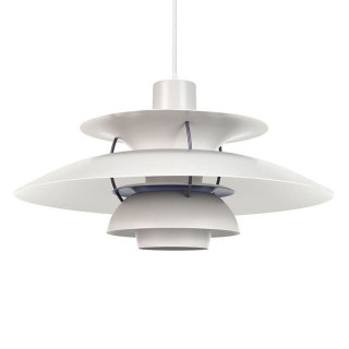 Poul Henningsen vintage white model PH 5