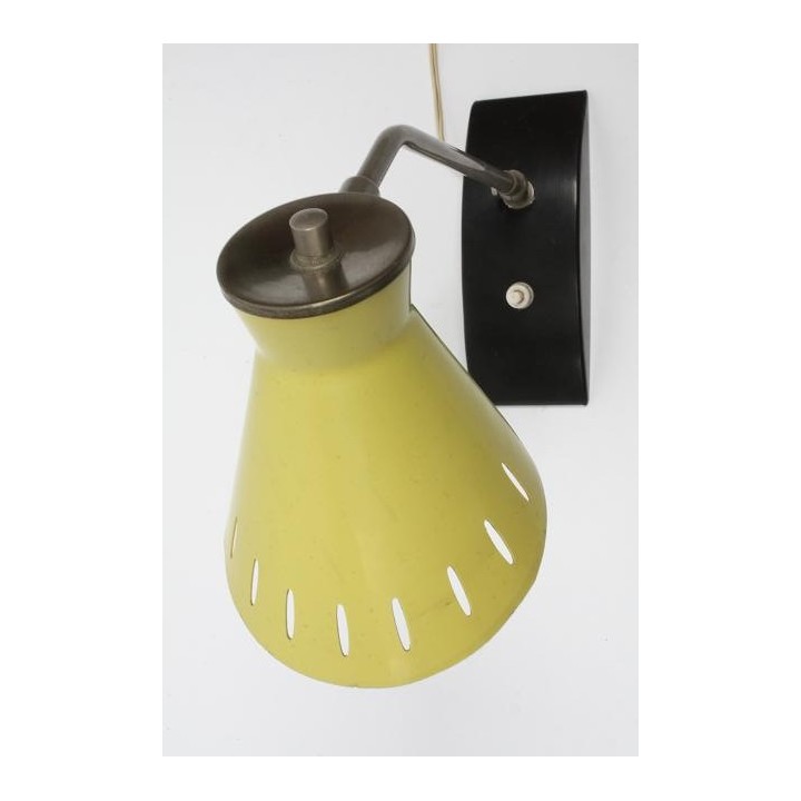 Gele tafellamp jaren 60 - Retro Studio