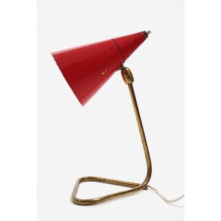 Table lamp 1950's red - Retro Studio