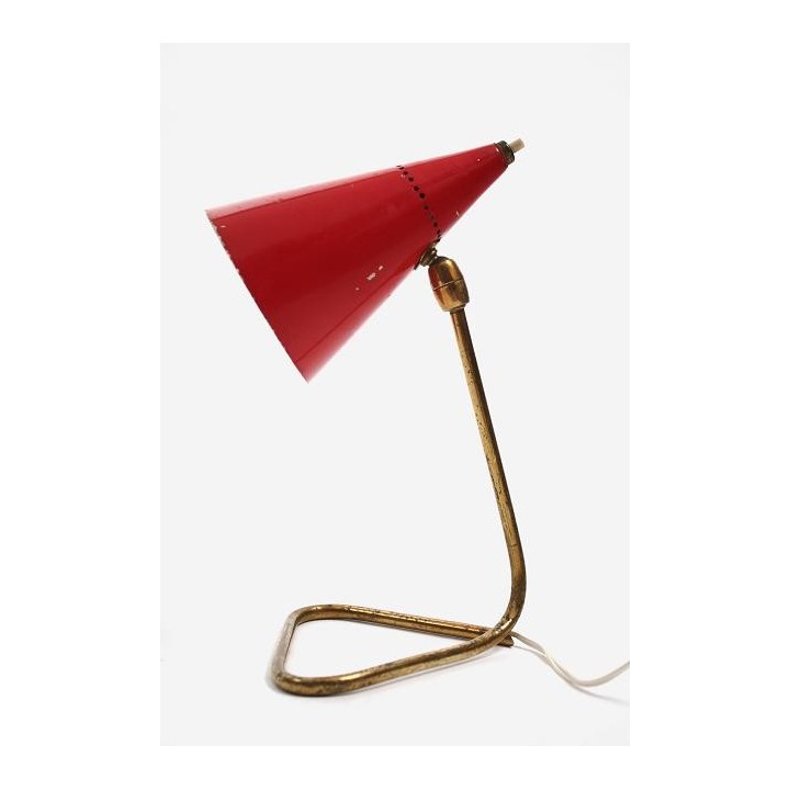 Table lamp 1950's red - Retro Studio