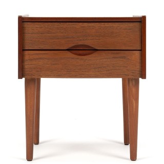Nachtkastje in teak vintage Deens ontwerp