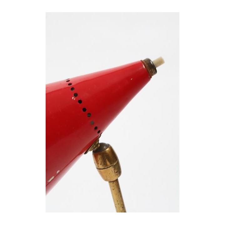 Table lamp 1950's red - Retro Studio