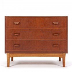 Danish vintage low chest of drawers from the Central Møbellager
