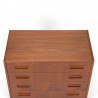 Mid-Century vintage chest of drawers from the P. Westergaard