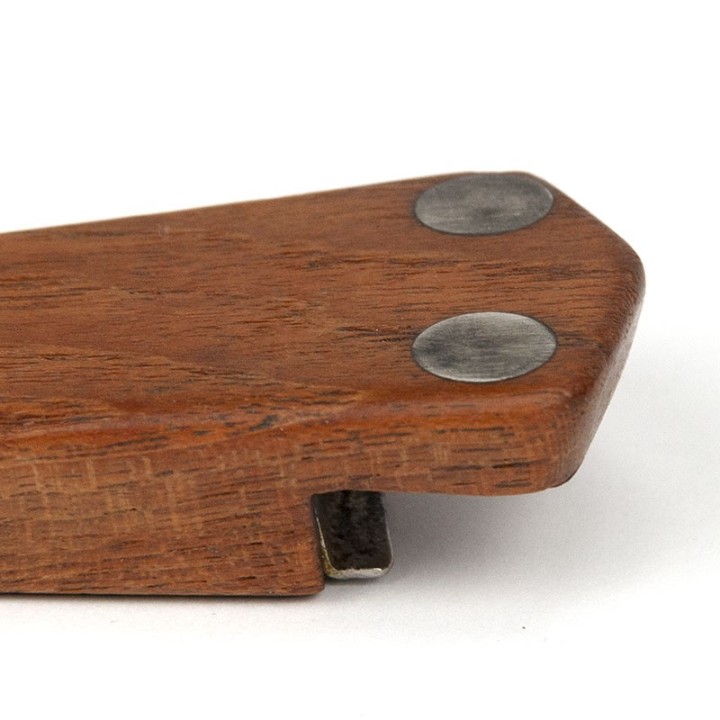 Teak Danish vintage crown bottle opener