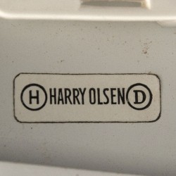 Set of 2 Danish metal wall lamps marked Harry Olsen
