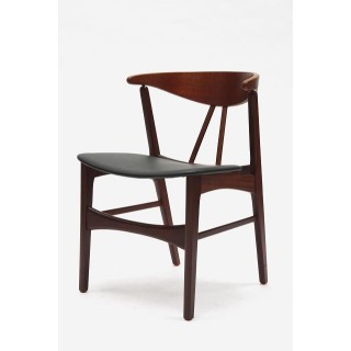 Scandinavische eetkamerstoel van teakhout - Retro Studio