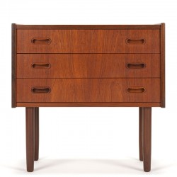 Small model Danish Mid-Century vintage chest of drawers