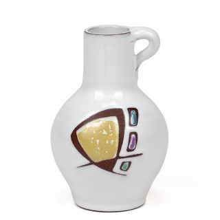 Earthenware vintage miniature vase