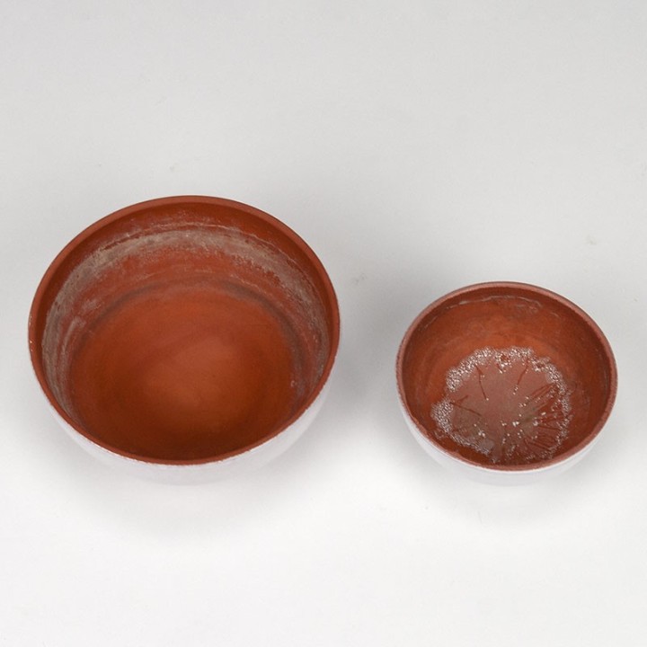 Set of 2 vintage ADCO flower pots model 163 and 164