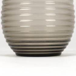 Drop-shaped vintage ribbed vase design A.D. Copier