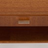 Teak vintage small cabinet with drawer from the sixties