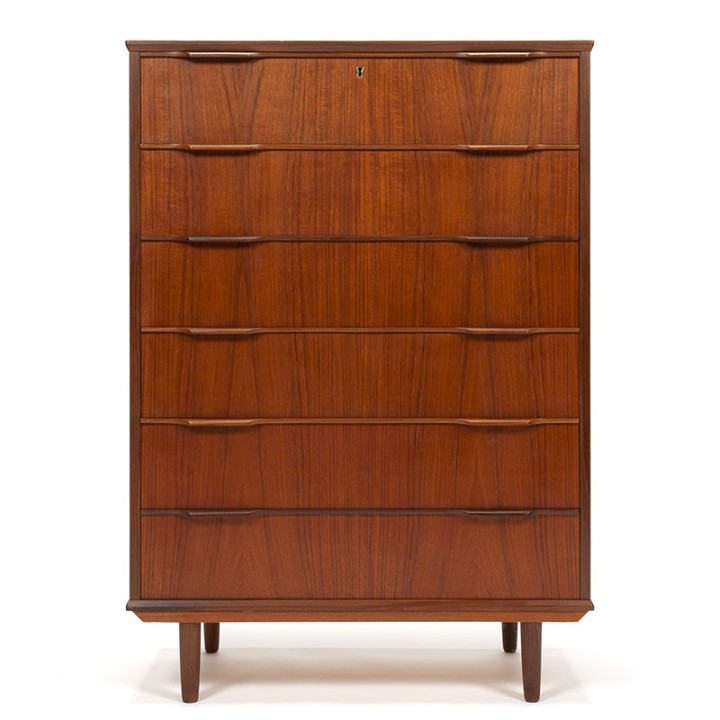 Danish large vintage chest of drawers from the Ejsing