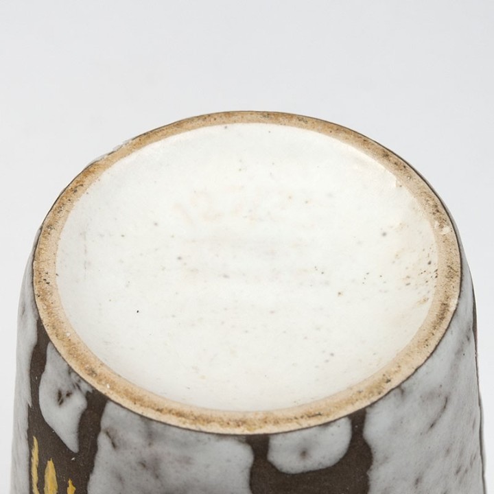 Vintage ceramic vase from Jasba with bright colours