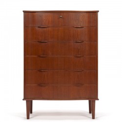 Mid-Century Danish chest of drawers with a special design