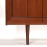 Teak long Mid-Century vintage design sideboard