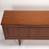 Teak long Mid-Century vintage design sideboard