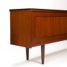 Teak long Mid-Century vintage design sideboard