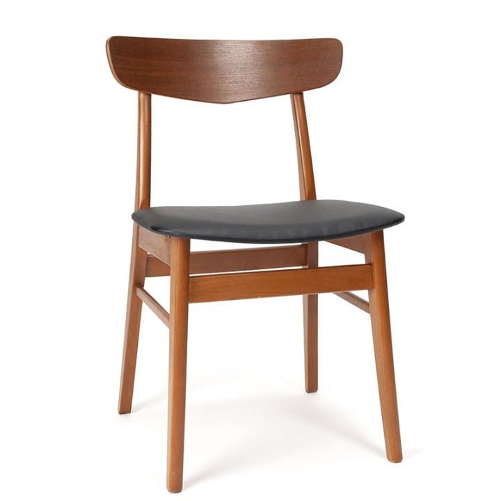 Dining table chair vintage Danish model from Farstrup