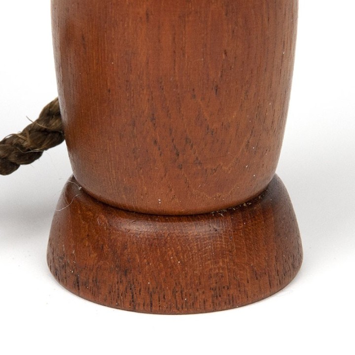 Teak vintage Scandinavian doll as a bottle opener