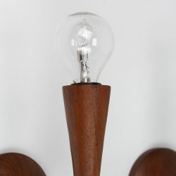 Kleine Deense vintage wandlampjes set van 2