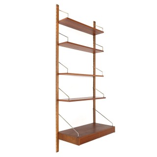 Mid-Century vintage Royal wall system design Poul Cadovius
