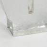Vintage solifleur glazen blok vaasje