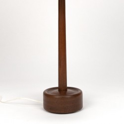 Stylish teak vintage Danish table lamp