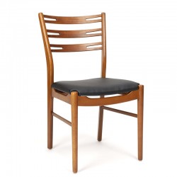 Farstrup vintage dining table chair with high back
