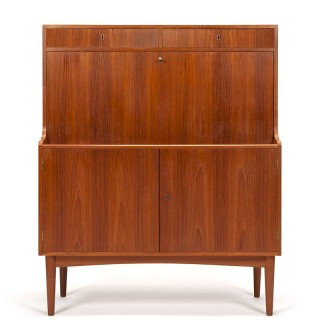 H.P. Hansen Deense Mid-Century design secretaire meubel