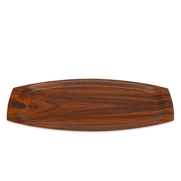 Rosewood Danish vintage oval model tray
