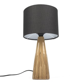 Ceramic vintage Danish table lamp Horn no. 401