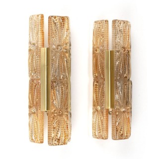 Set of 2 Vitrika vintage wall lamps model Aladdin 15008