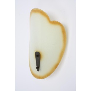 Glazen wandlamp jaren 50