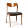 Dining table chair Danish vintage Mid-Century model