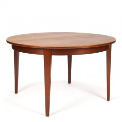 Round vintage dining table design Omann Jun model 55