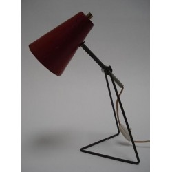 Tafellamp 1950's rood