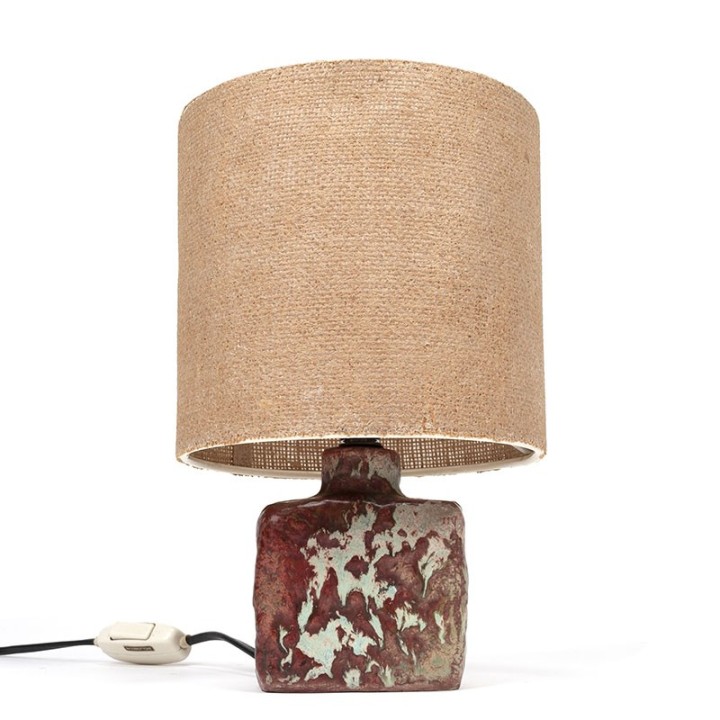 Mobach Utrecht ceramic vintage table lamp