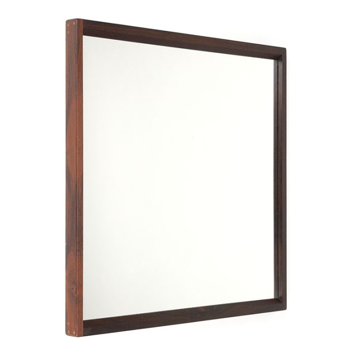 Danish rosewood mirror by Aksel Kjersgaard model 142