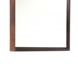 Deense palissander houten spiegel van Aksel Kjersgaard model 142