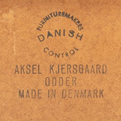 Danish rosewood mirror by Aksel Kjersgaard model 142
