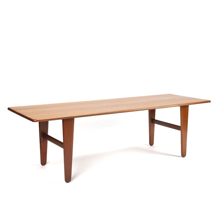 Large model Danish vintage coffee table in teak