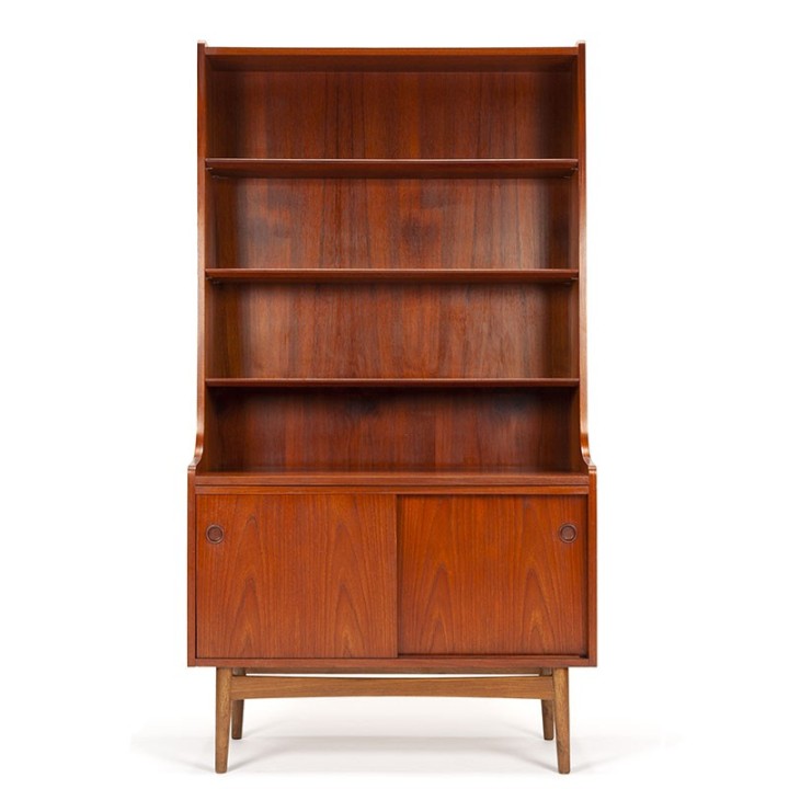 Danish vintage Nexo Bornholm bookcase design Johannes Sorth