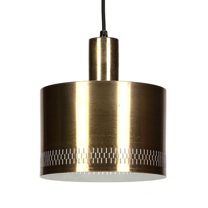 Messing kleurige Mid-Century Deense vintage hanglamp